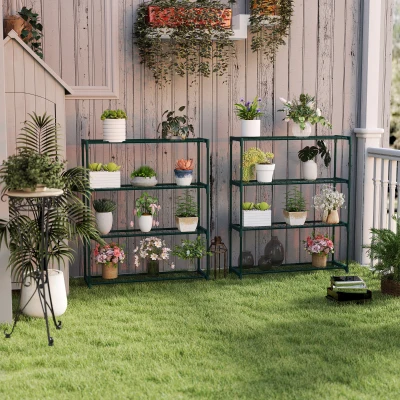 Flower Stand 89L x 28W x 107H cm Green