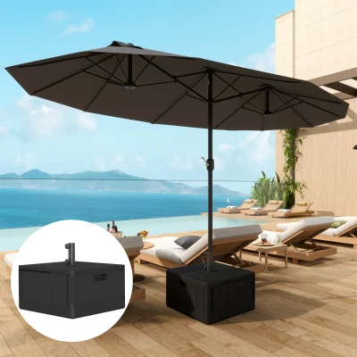 Parasol Base 53L x 53W x 45H cm Black