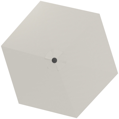 Outsunny Telo di Ricambio per Ombrellone da Giardino Ø3 m Crema