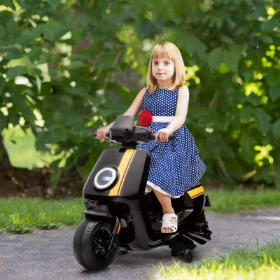 AIYAPLAY Scooter Électrique Enfants avec Phare et Musique
