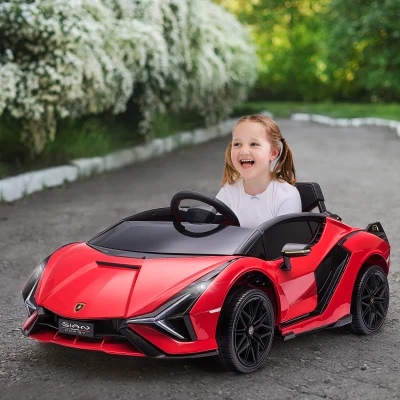 HOMCOM Macchina elettrica per bambini 108cm x 62cm x 40cm Rosso