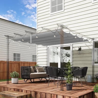 Replacement Canopy Top 250L x 255W cm Light Grey