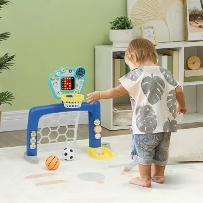 AIYAPLAY Gioco per Bambini con Porta, Canestro e Buca da Golf