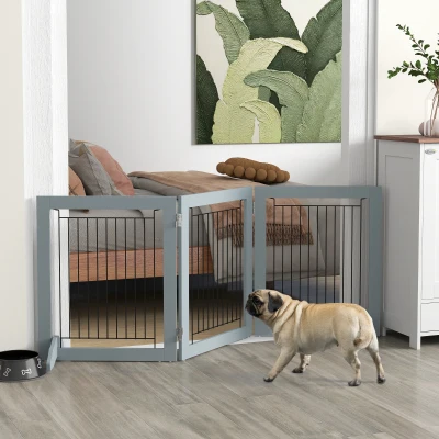 Pet Gate 61H x 154L x 30.5Wcm Grey