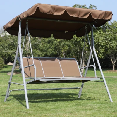Outsunny Dondolo da giardino 171cm x 108cm x 154cm Marrone, Argneto