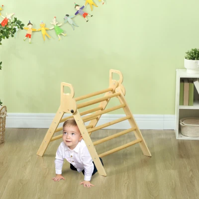 AIYAPLAY Escalada para Niños de 18-48 Meses para Cultivar Habilidades de Equilibrio y Coordinación 82x66x71 cm Natural