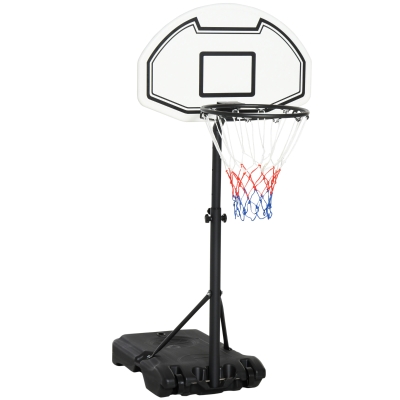 HOMCOM Canestro Basket per Bambini Altezza Regolabile 133-162cm