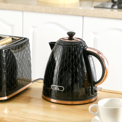 Kettle 24.2L x 19.5W x 23.4Hcm Black