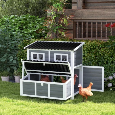 chicken coop 100L x 86W x 100Hcm Light Grey