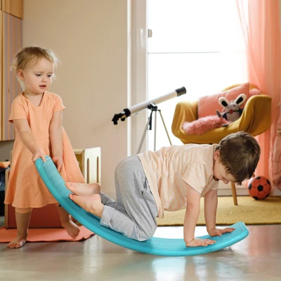 ZONEKIZ Kids Wobble Balance Board Blue Ages 3-6