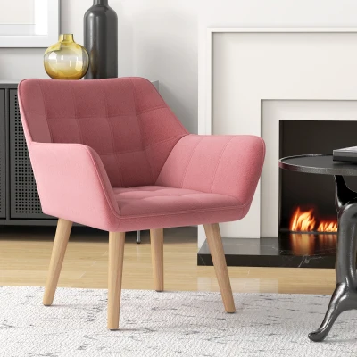 Arm Chair 67cm x 61.5 cm x 71cm Pink