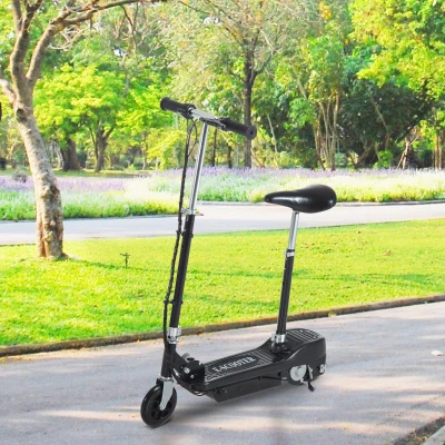 HOMCOM Monopattino Elettrico Pieghevole per Bambini Nero