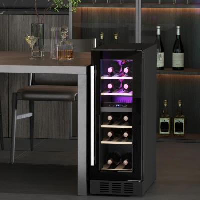 Wine Cooler 29.5W x 57D x 82Hcm Black