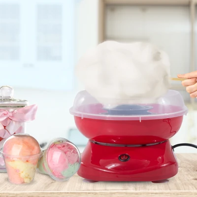 HOMCOM Electric Candy Floss Machine 450W Red