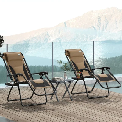 Lounge Chair 65cm x 89cm x 113cm Brown