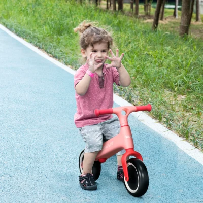 AIYAPLAY Bicicleta de Equilibrio para Niños de 18-36 Meses con Asiento Ajustable en Altura Carga 25 kg 67,5x32x44 cm Rosa