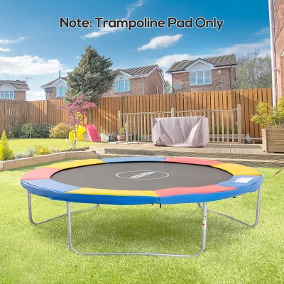 HOMCOM 10FT Trampoline Safety Pad Replacement Multi-Colour