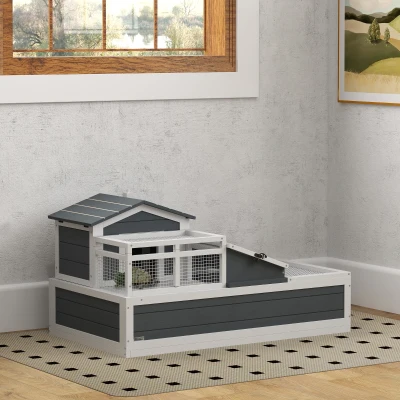 Tortoise House 59H x 112L x 65Wcm Grey