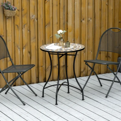 Garden Table 60L x 60W x 71H cm Grey