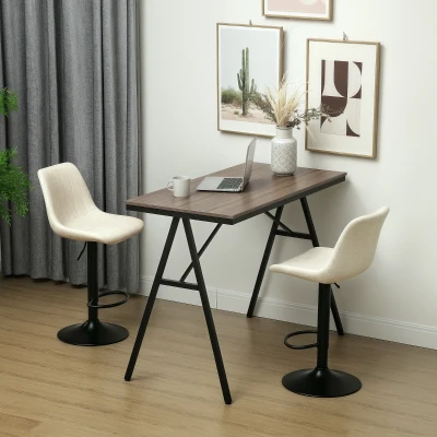 Bar Stools 43W x 48D x 109Hcm Beige