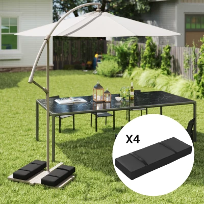 Parasol Weights 76L x 30W x 11H cm Black
