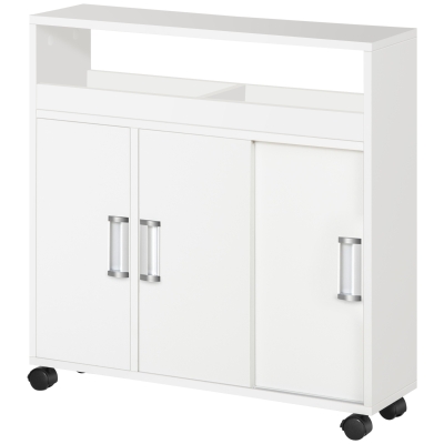 kleankin Mobiletto bagno 70cm x 20cm x 71cm Bianco