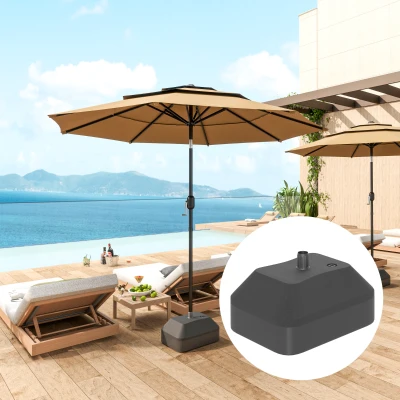 Parasol Base 43L x 33W x 25H cm Black