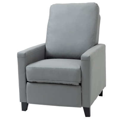 HOMCOM Poltrona Reclinabile 70.5cm x 86cm x 99cm Grigio