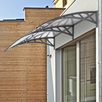 Outsunny Door Canopy Awning Clear 196x75cm