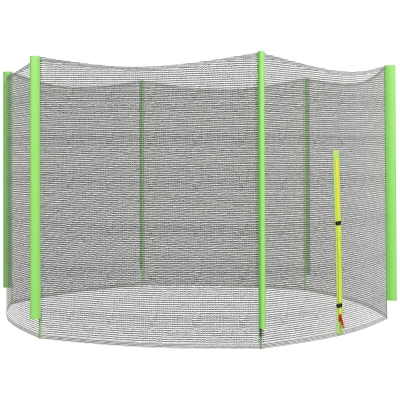 Trampoline Replacement Net Dia. 244 x 180H cm Green