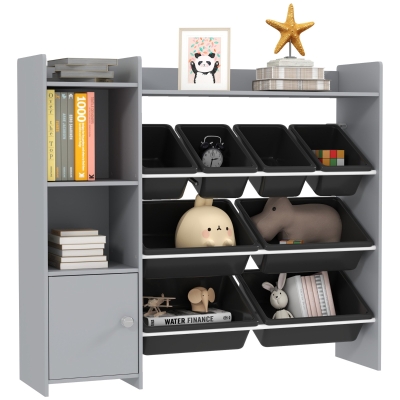 Kids Storage Shelf 112.5L x 30W x 100Hcm Grey