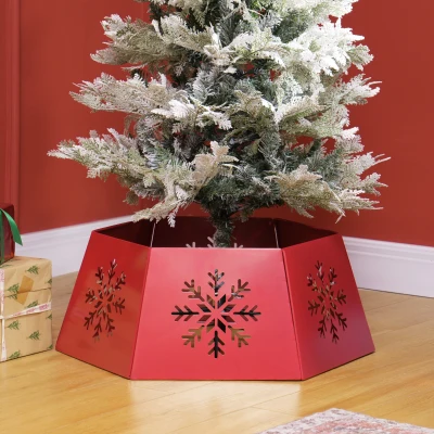 Christmas Tree Collar 67.5W x 58.5D x 25.5Hcm Red