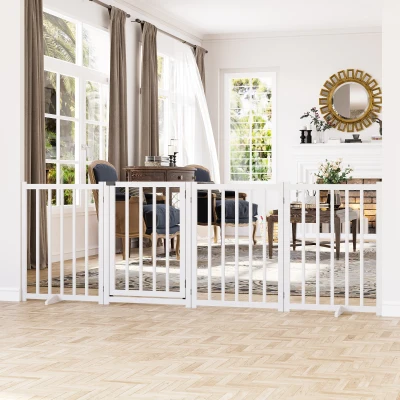 PawHut Cancellino per cani 237.5cm x 36cm x 80cm Bianco