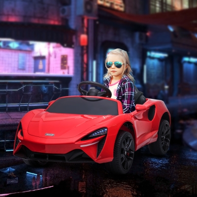 HOMCOM McLaren Kids Electric Ride-On Car Red