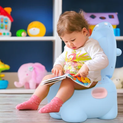 HOMCOM Vasino per Bambini 40cm x 30cm x 23cm Blu