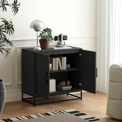 Sideboard 80W x 40D x 78Hcm Black