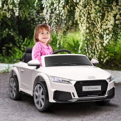 HOMCOM Voiture Électrique Enfant TT RS Blanc