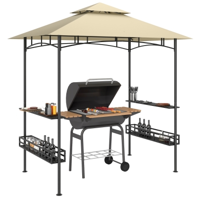Grill Gazebo 240L x 150W x 257H cm Beige