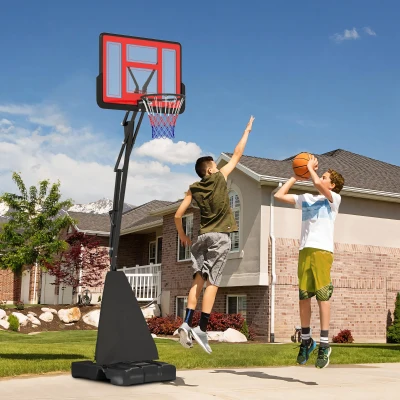 Basketball Hoop Stand 105L x 70W x 305Hcm Red