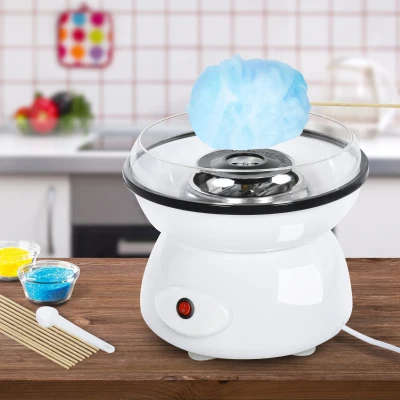 HOMCOM 450W Electric Candyfloss Machine Kit White