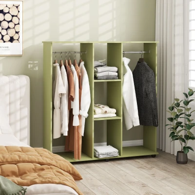 Wardrobe 120L x 40W x 128Hcm Green