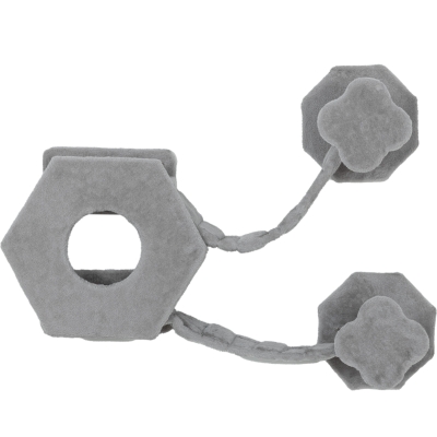 PawHut Katzen Kletterwand, inkl. Katzenhaus, Leitern, Spielball, platzsparend, Hellgrau