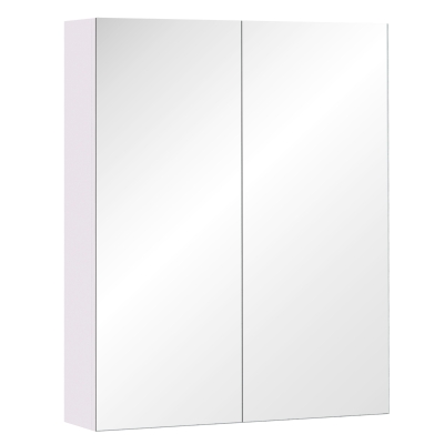 HOMCOM Bademöbel Spiegelschrank Badeschrank Hängeschrank Badezimmer Spiegel Schrank (60 x 15 x 75 cm)
