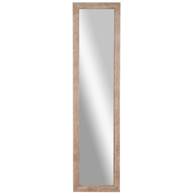 HOMCOM Miroir Bois Rectangulaire 160x39,8cm Marron