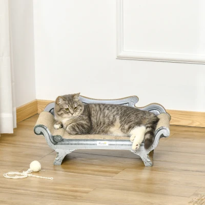 PawHut Cat Scratching Board Lounger Bed 60x29cm