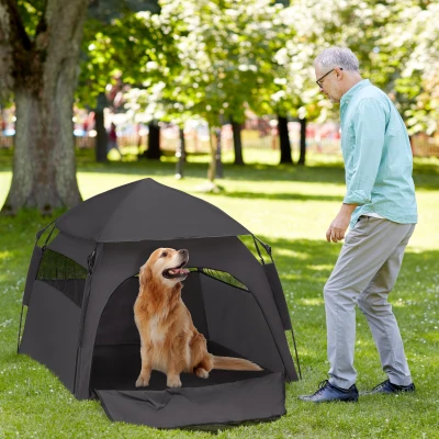Pet Tent 120L x 120W x 106Hcm Charcoal grey