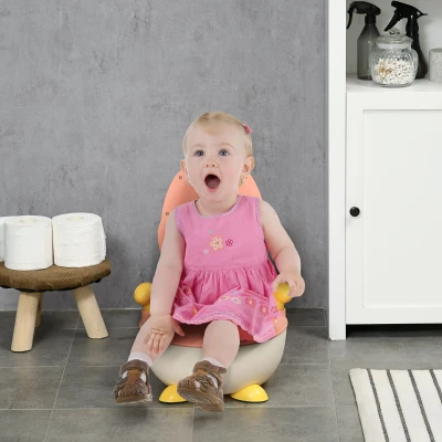 ZONEKIZ Vasino Bimbi 6 Mesi-3 Anni con Vaschetta Rimovibile Rosa