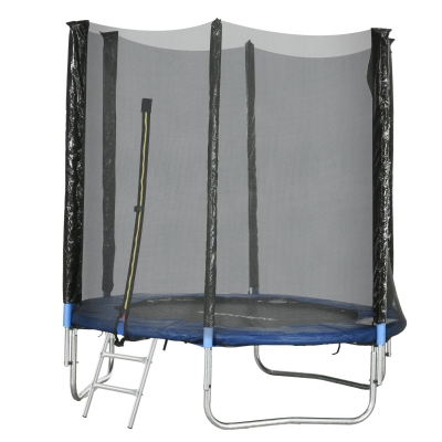 SPORTNOW Trampoline Extérieur Ø180cm Filet Sécurité