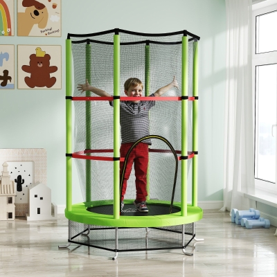Kids Trampoline 190H x Փ140cm Green