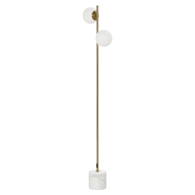 HOMCOM Lampada da terra 35cm x 35cm x 165cm Oro